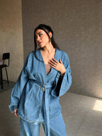 Light Denim set
