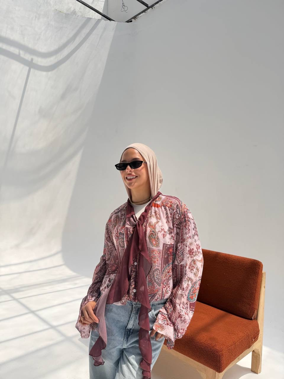 DUSK PAISLEY BLOUSE