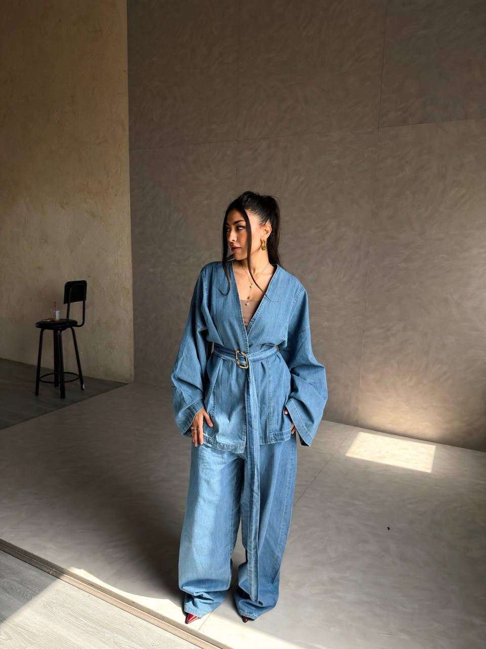 Light Denim set