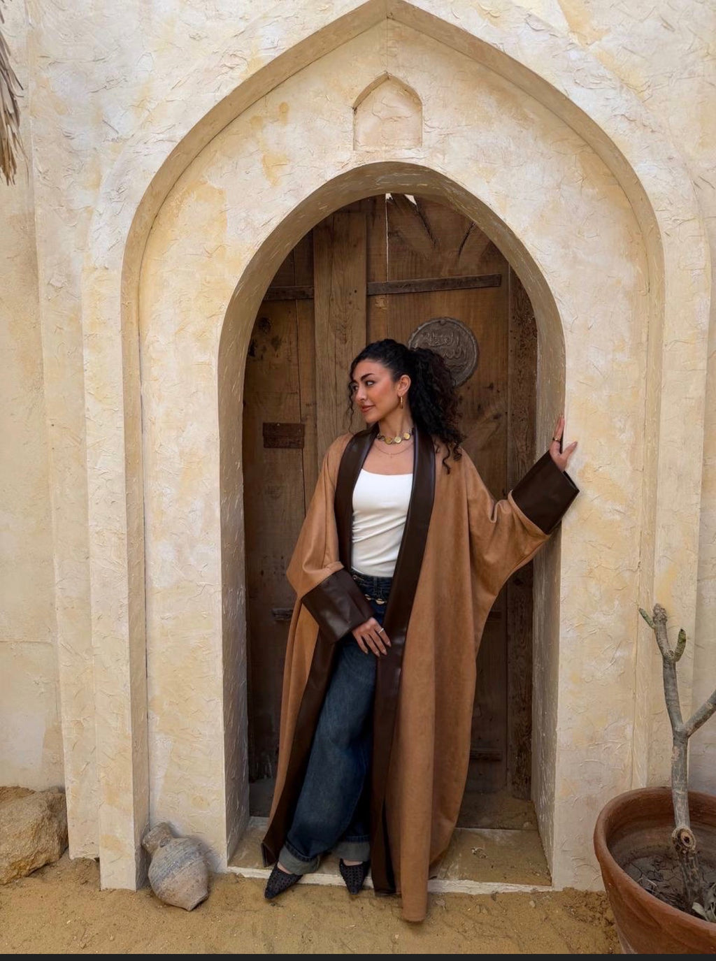 Suede Fusion Kaftan