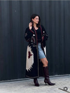 Flying bird cardigan