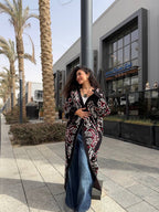 Long Pattern Play Cardigan