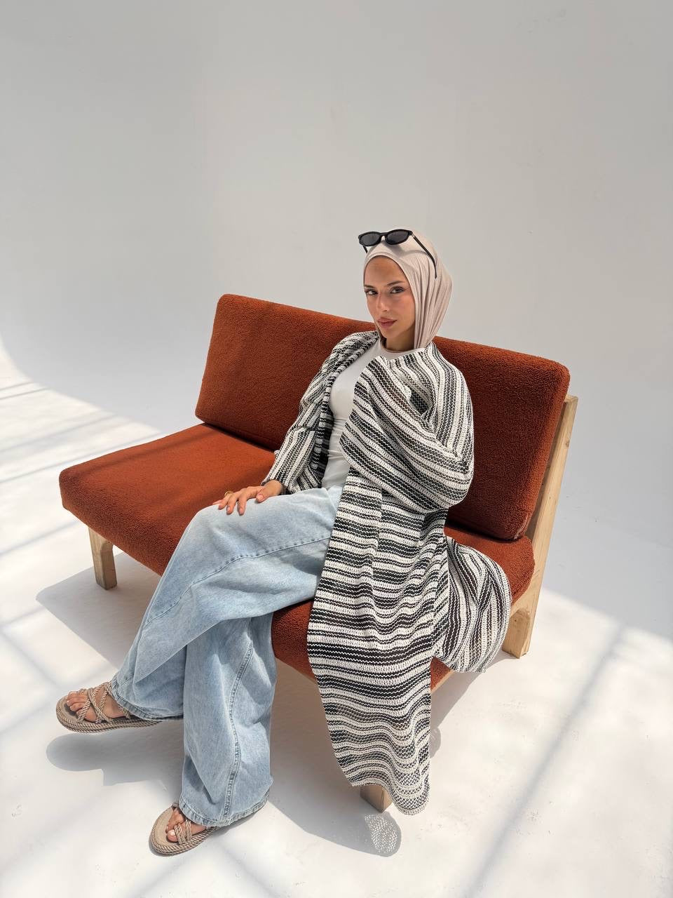 DUNE STRIPE KIMONO