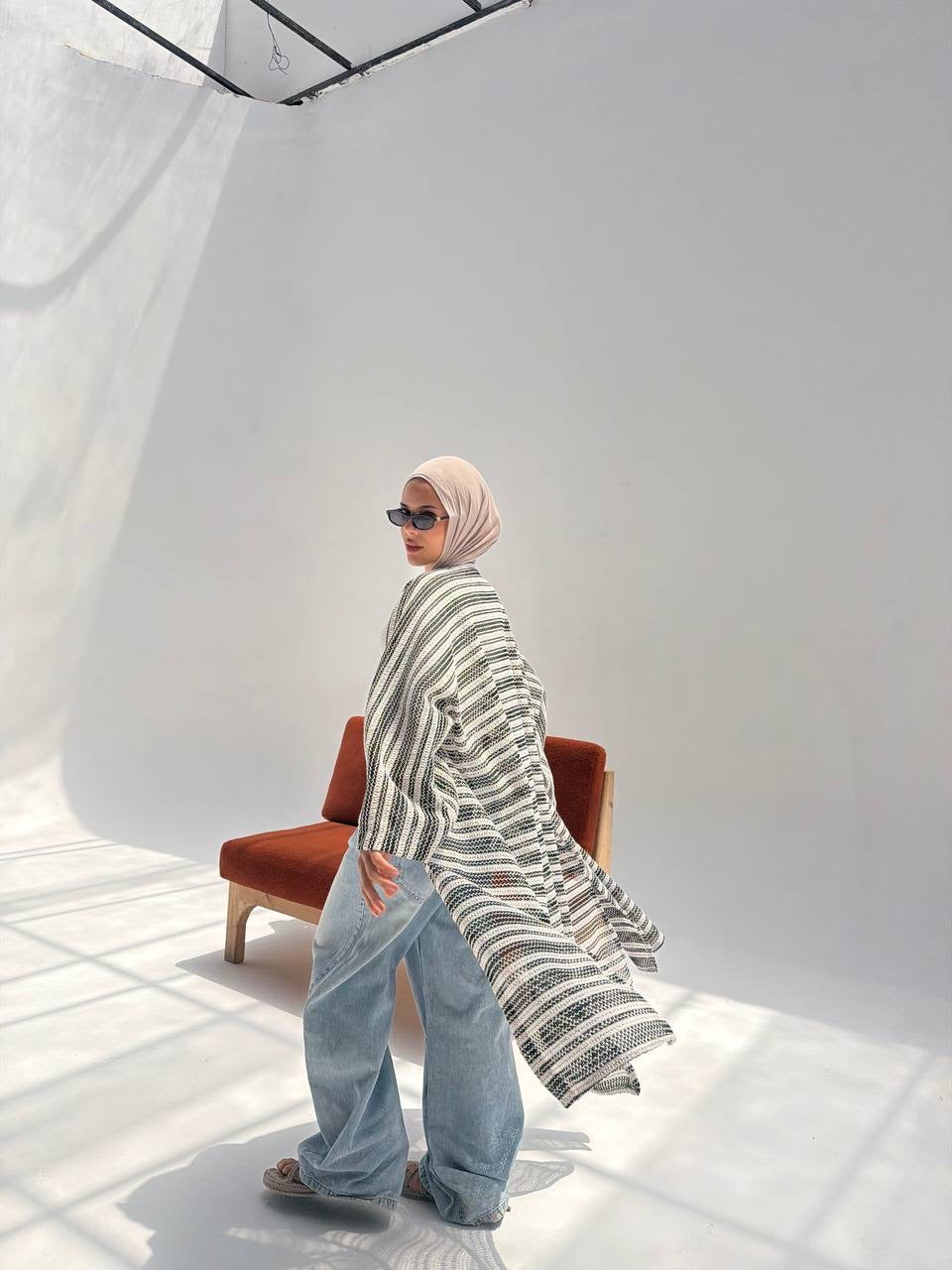 DUNE STRIPE KIMONO
