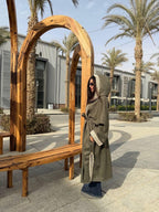 Suede Crescent Kaftan