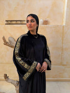 Velvet Harf Line Kaftan