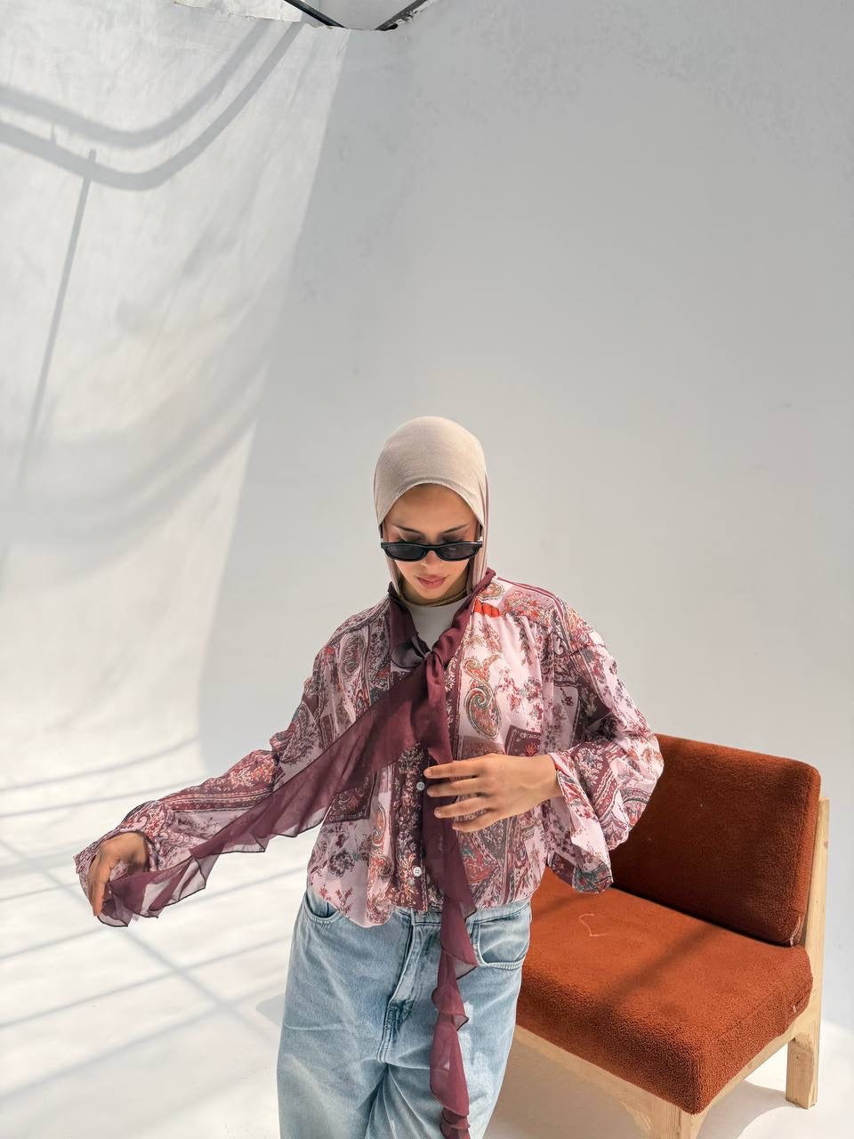 DUSK PAISLEY BLOUSE