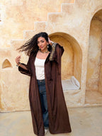 Velvet Harf Line Kaftan